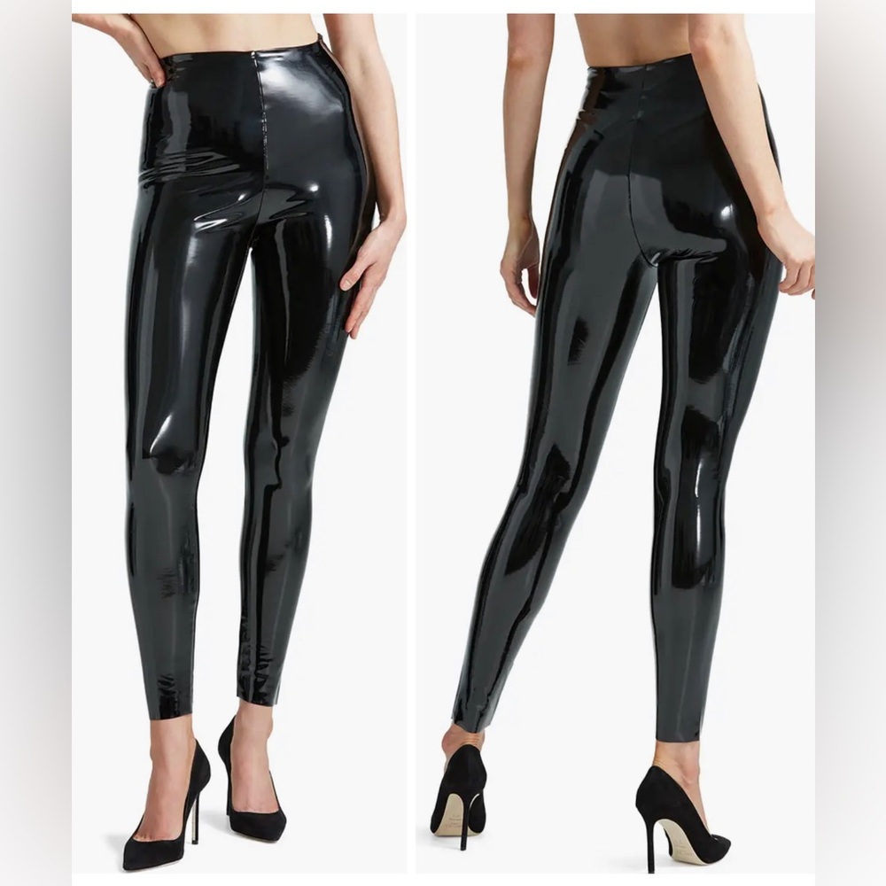 COMMANDO Control Top Faux Patent Leather Leggings